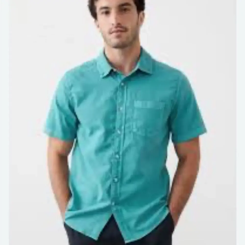 Banana Republic Teal Button-Down Collared Shirt | Size M | NWT Classic Preppy